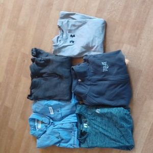 Boy long sleeve shirt and jacket lot size medium